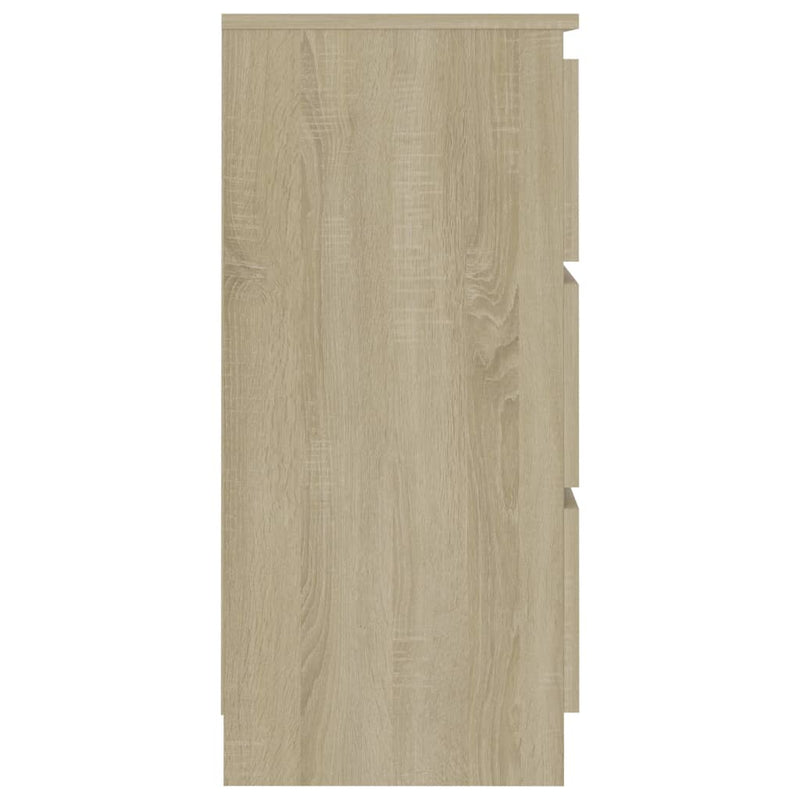 Dealsmate  Sideboard Sonoma Oak 60x33.5x76 cm Chipboard