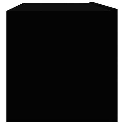 Dealsmate  TV Cabinet Black 100x30x30 cm Engineered Wood