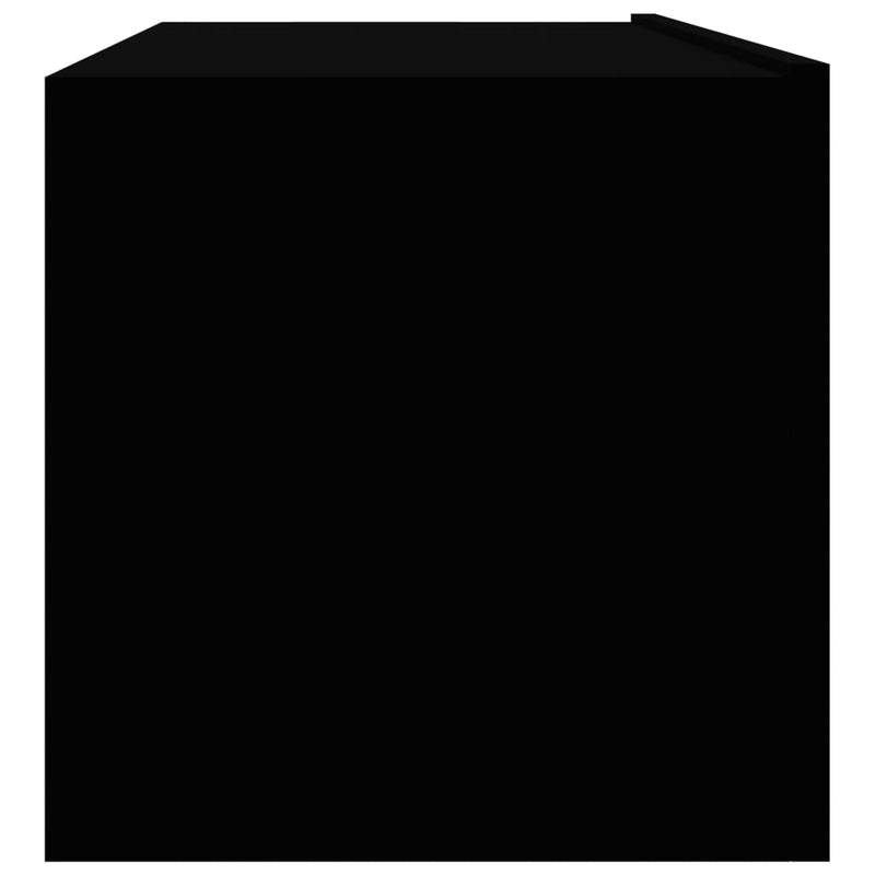 Dealsmate  TV Cabinet Black 100x30x30 cm Engineered Wood