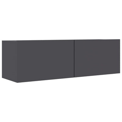 Dealsmate  TV Cabinet Grey 100x30x30 cm Engineered Wood
