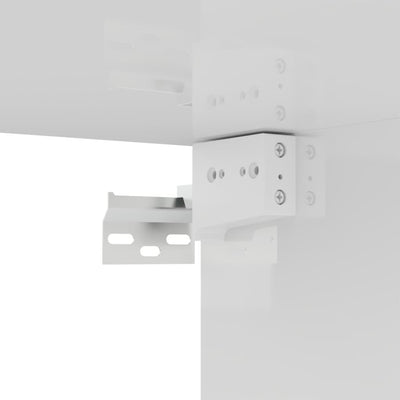 Dealsmate  TV Cabinet High Gloss White 100x30x30 cm Engineered Wood