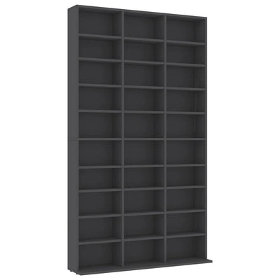 Dealsmate  CD Cabinet Grey 102x23x177,5 cm Chipboard