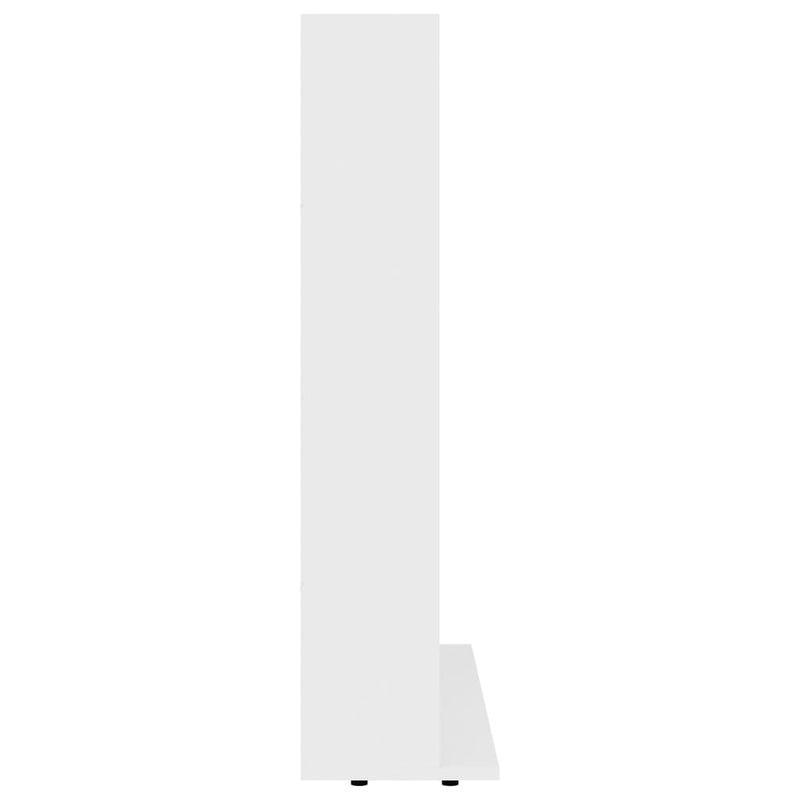 Dealsmate  CD Cabinet White 102x23x89.5 cm Engineered Wood