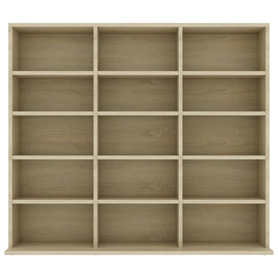 Dealsmate  CD Cabinet Sonoma Oak 102x23x89.5 cm Engineered Wood