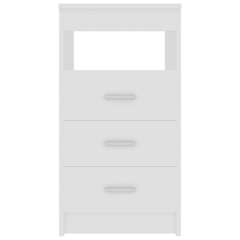 Dealsmate  Drawer Cabinet White 40x50x76 cm Engineered Wood