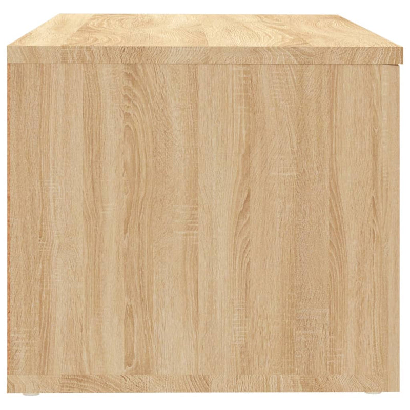 Dealsmate  TV Cabinet Sonoma Oak 80x34x30 cm Engineered Wood