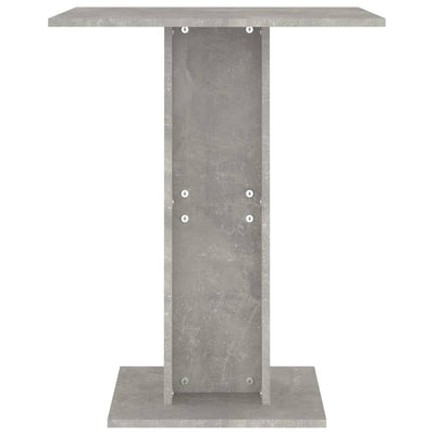 Dealsmate  Bistro Table Concrete Grey 60x60x75 cm Engineered Wood