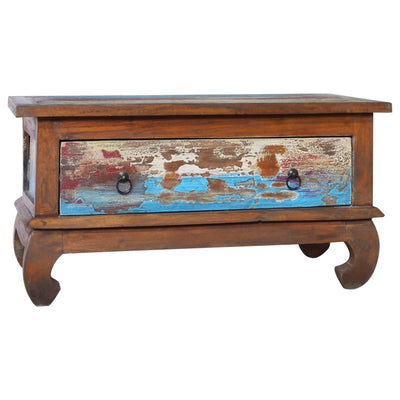 Dealsmate  Coffee Table 80x50x40 cm Reclaimed Teak Wood