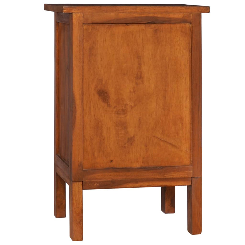 Dealsmate  Bedside Cabinet 40x35x60 cm Solid Teak Wood