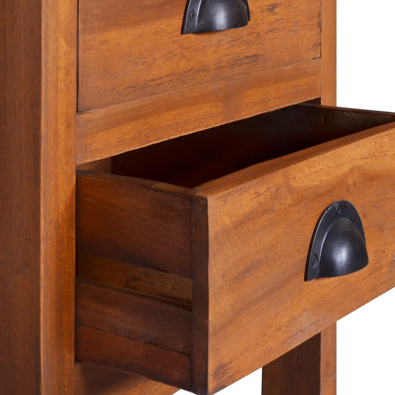 Dealsmate  Bedside Cabinet 40x35x60 cm Solid Teak Wood