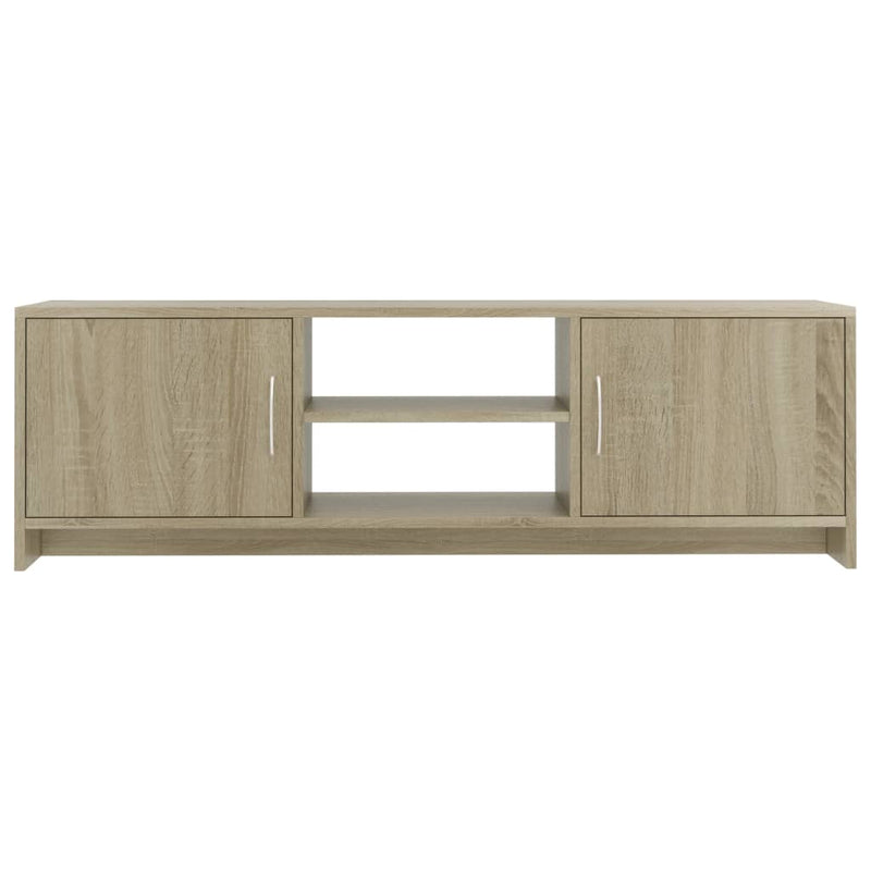 Dealsmate  TV Cabinet Sonoma Oak 120x30x37.5 cm Engineered Wood