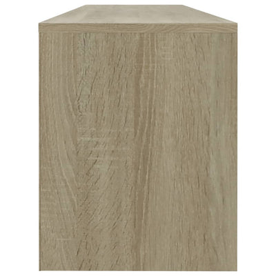 Dealsmate  TV Cabinet Sonoma Oak 120x30x37.5 cm Engineered Wood