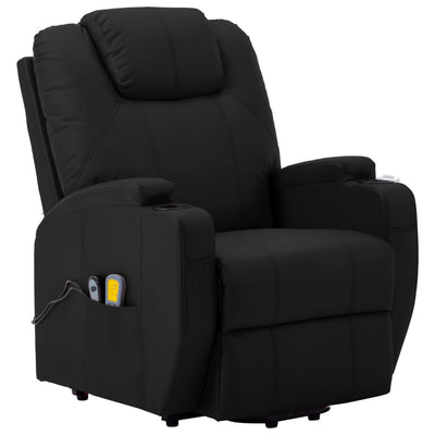 Dealsmate  Stand up Massage Chair Black Faux Leather