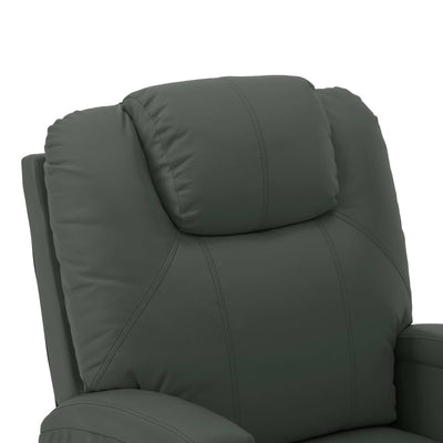 Dealsmate  Stand up Massage Chair Anthracite Faux Leather