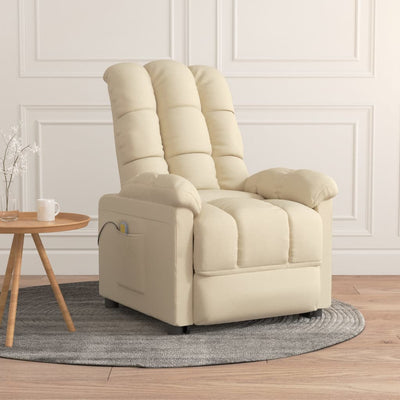 Dealsmate  Massage Chair Cream Fabric