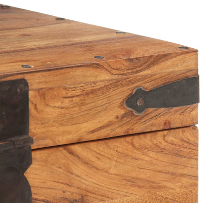Dealsmate  Chest 40x40x40 cm Solid Acacia Wood
