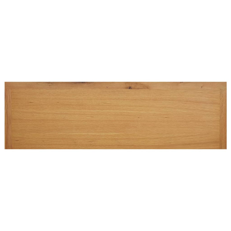 Dealsmate  Shoe Rack 120x37x45 cm Solid Oak Wood