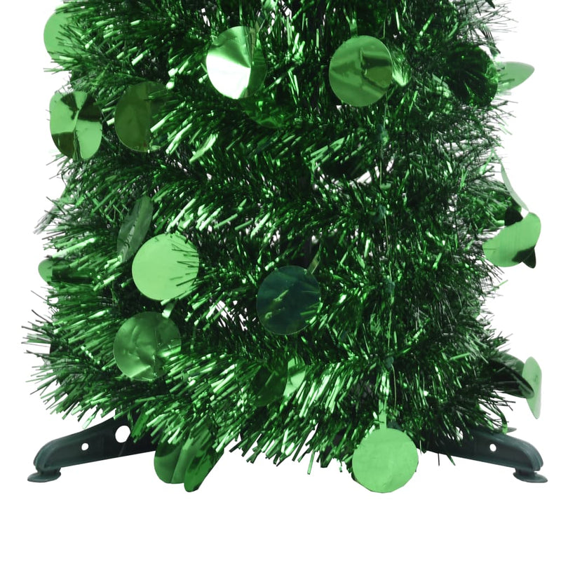 Dealsmate  Pop-up Artificial Christmas Tree Green 120 cm PET