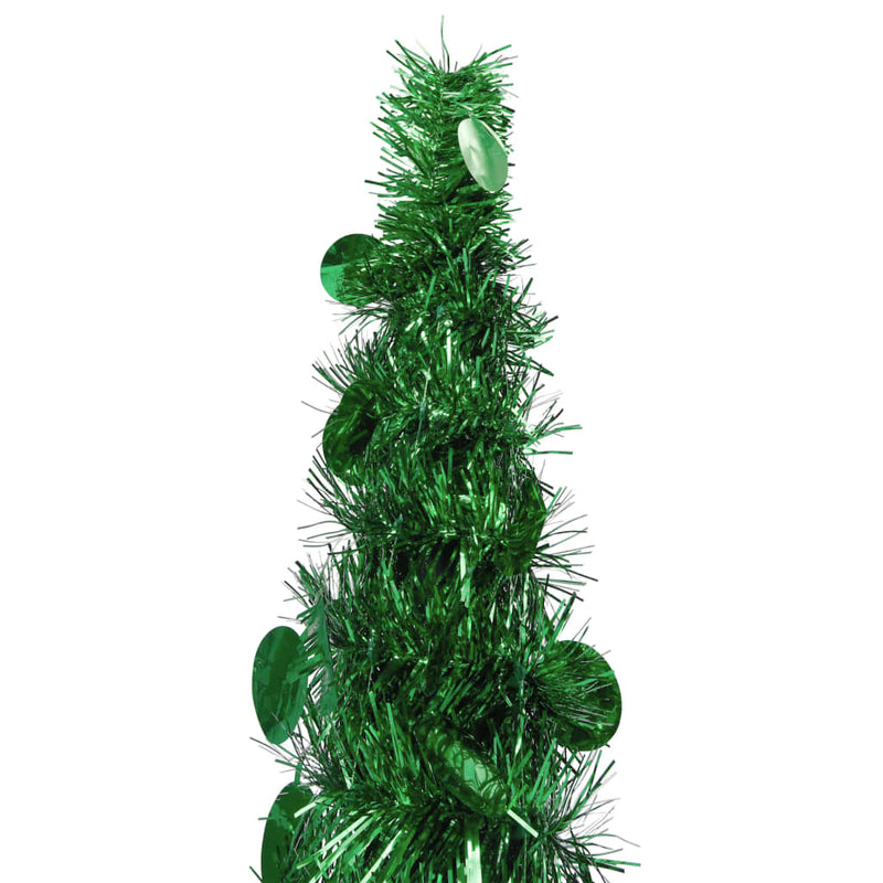 Dealsmate  Pop-up Artificial Christmas Tree Green 180 cm PET