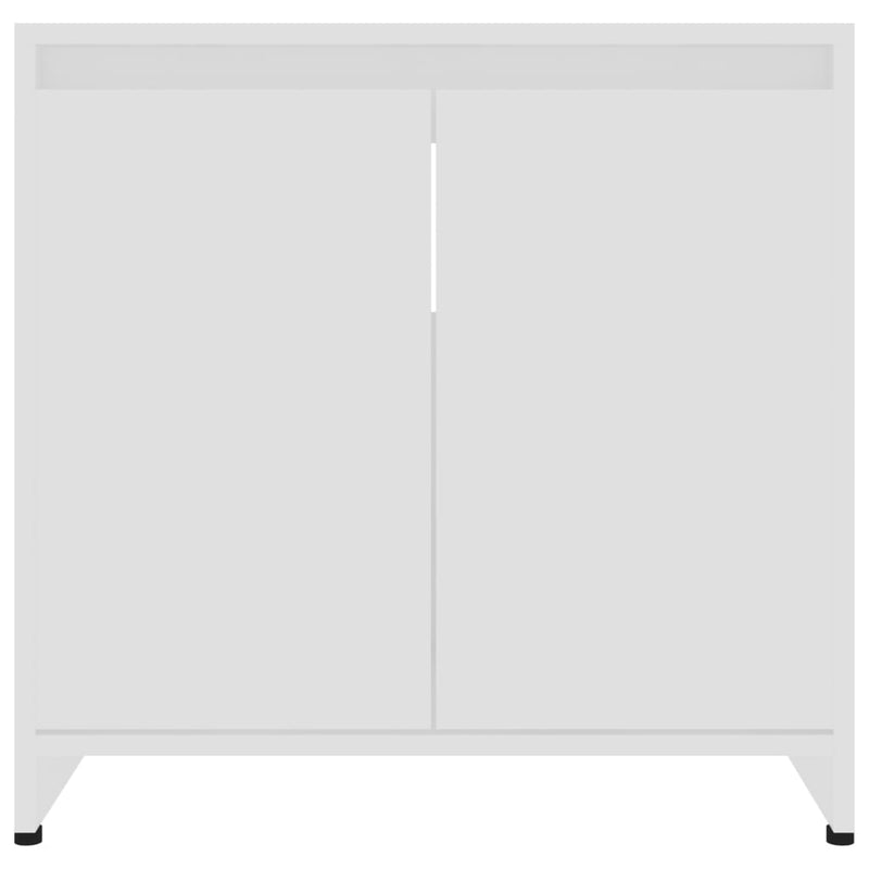 Dealsmate  Bathroom Cabinet White 60x33x61 cm Engineered Wood
