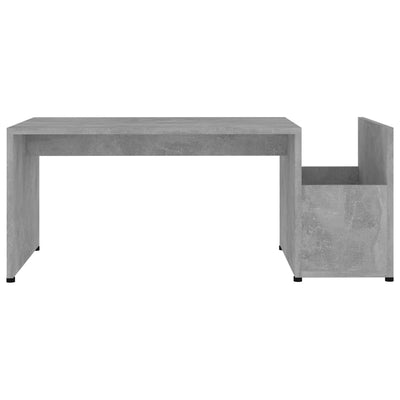 Dealsmate  Coffee Table Concrete Grey 90x45x35 cm Chipboard