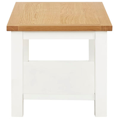 Dealsmate  Coffee Table 110x55x40 cm Solid Oak Wood