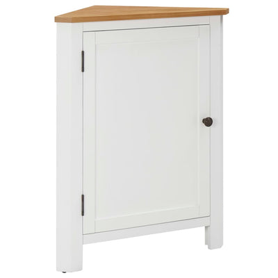 Dealsmate  Corner Cabinet 59x45x80 cm Solid Oak Wood