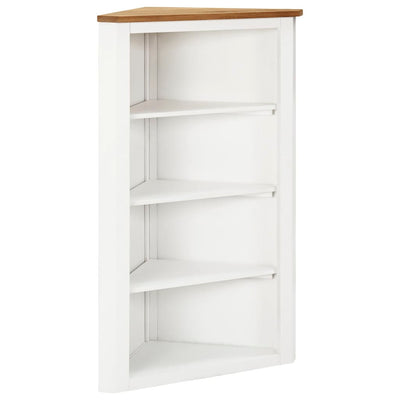 Dealsmate  Corner Cabinet 59x36x100 cm Solid Oak Wood