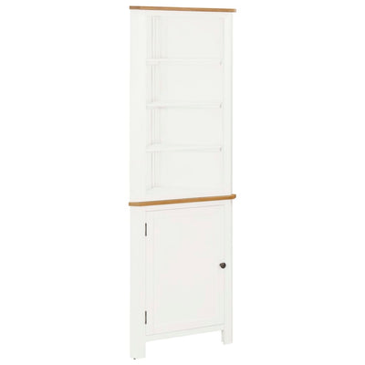 Dealsmate  Corner Cabinet 59x36x180 cm Solid Oak Wood