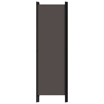 Dealsmate  3-Panel Room Divider Anthracite 150x180 cm
