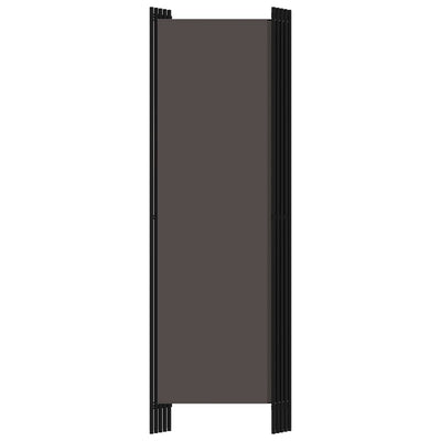 Dealsmate  5-Panel Room Divider Anthracite 250x180 cm