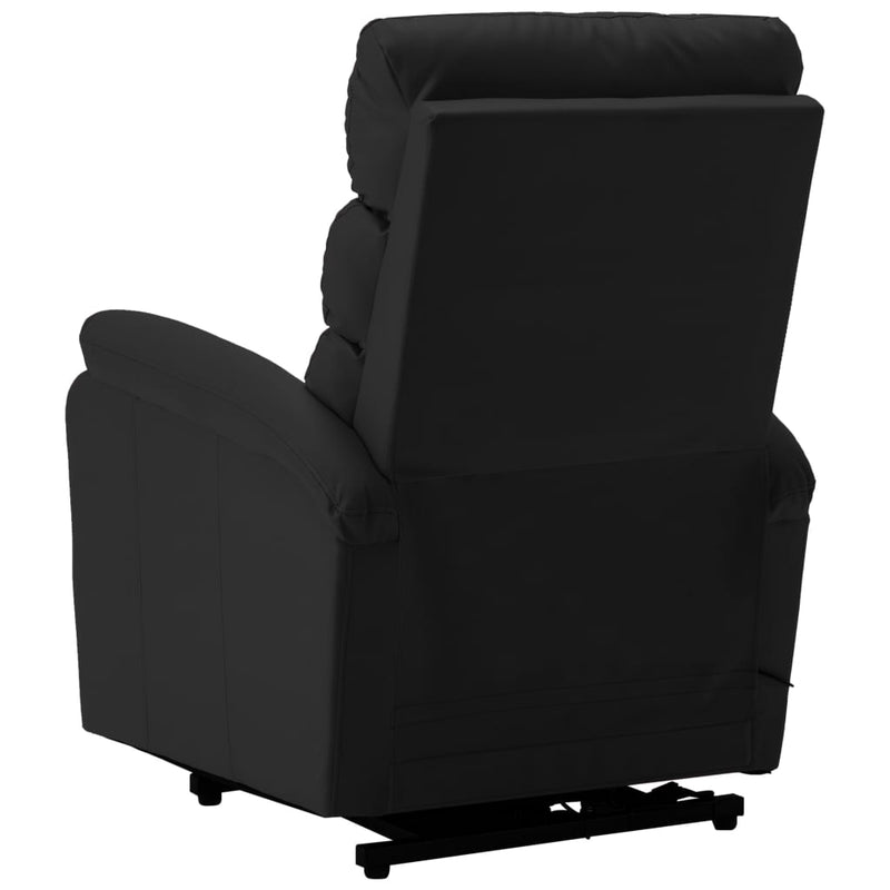 Dealsmate  Stand-up Recliner Black Faux Leather