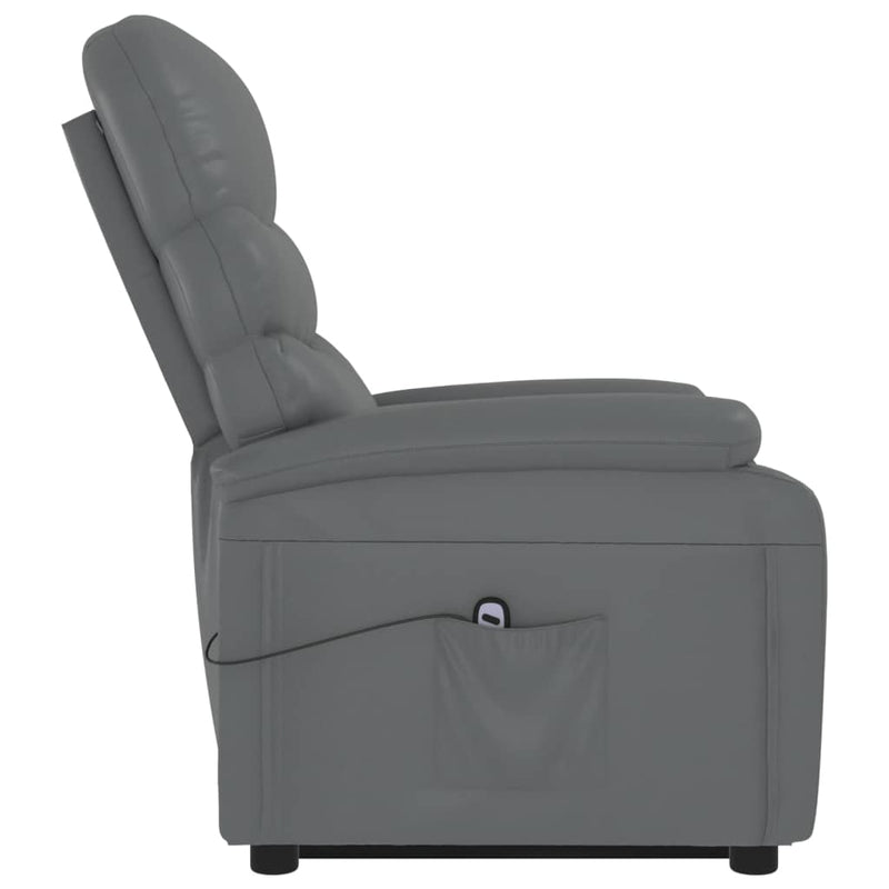 Dealsmate  Stand up Chair Anthracite Faux Leather