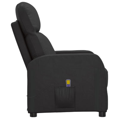 Dealsmate  Massage Chair Black Faux Leather
