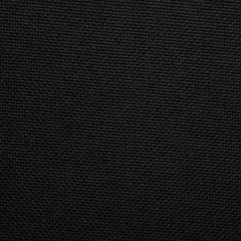 Dealsmate  2x Swivel Dining Chairs Black Fabric