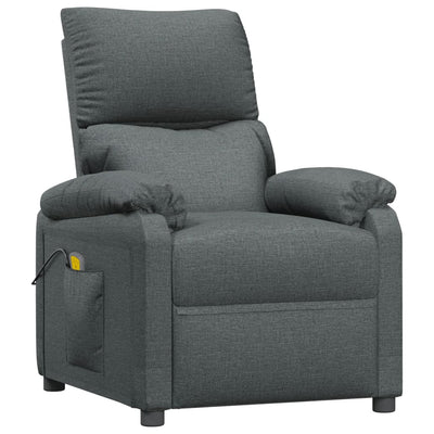 Dealsmate  Massage Chair Dark Grey Fabric