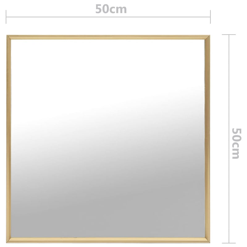 Dealsmate  Mirror Gold 50x50 cm