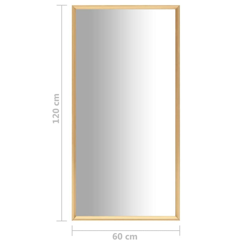 Dealsmate  Mirror Gold 120x60 cm