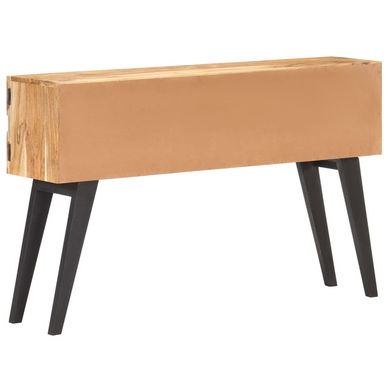 Dealsmate  Sideboard 120x30x75 cm Solid Acacia Wood