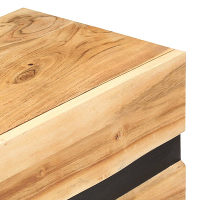 Dealsmate  Sideboard 120x30x75 cm Solid Acacia Wood