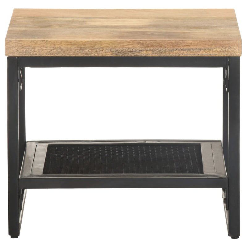 Dealsmate  Side Table 40x40x35 cm Solid Mango Wood