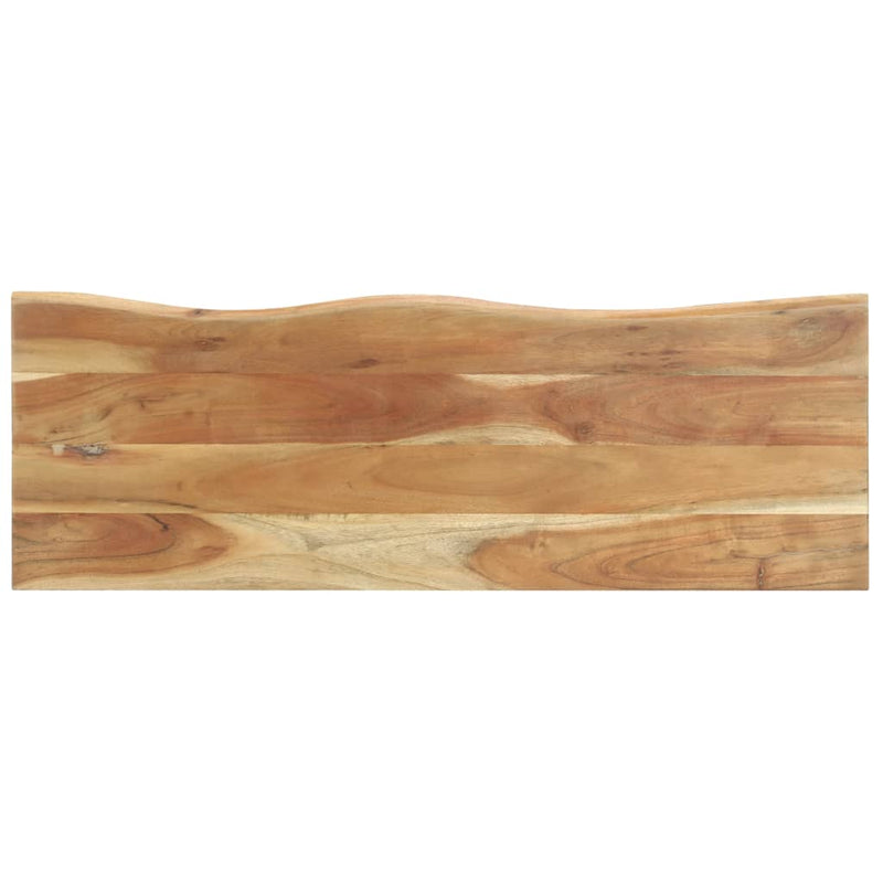 Dealsmate  Peg with Live Edge 100x34x38 cm Solid Acacia Wood