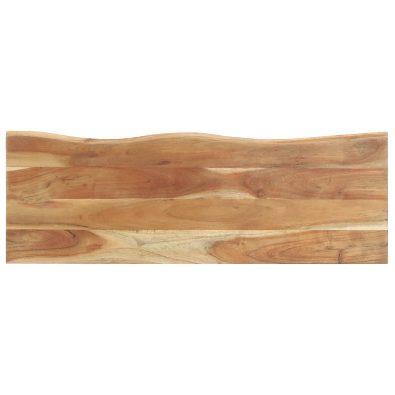 Dealsmate  Peg with Live Edge 100x35x22 cm Solid Acacia Wood