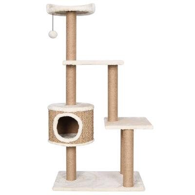 Dealsmate  Cat Tree with Scratching Post 123cm Seagrass