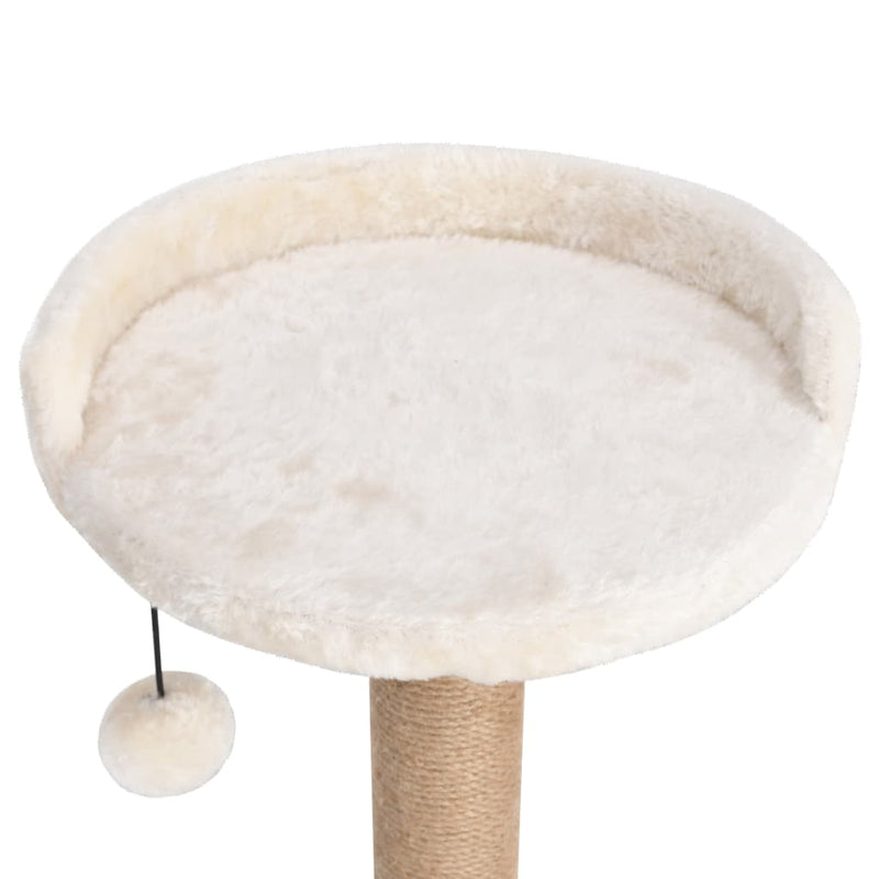 Dealsmate  Cat Tree with Scratching Post 123cm Seagrass