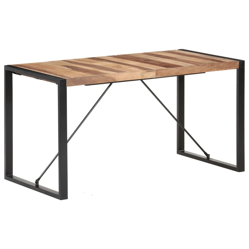Dealsmate  Dining Table 140x70x75 cm Solid Wood with Sheesham Finish