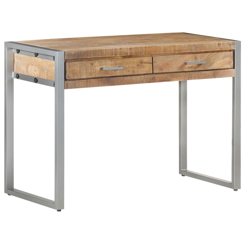 Dealsmate  Desk 108x50x75 cm Rough Mango Wood
