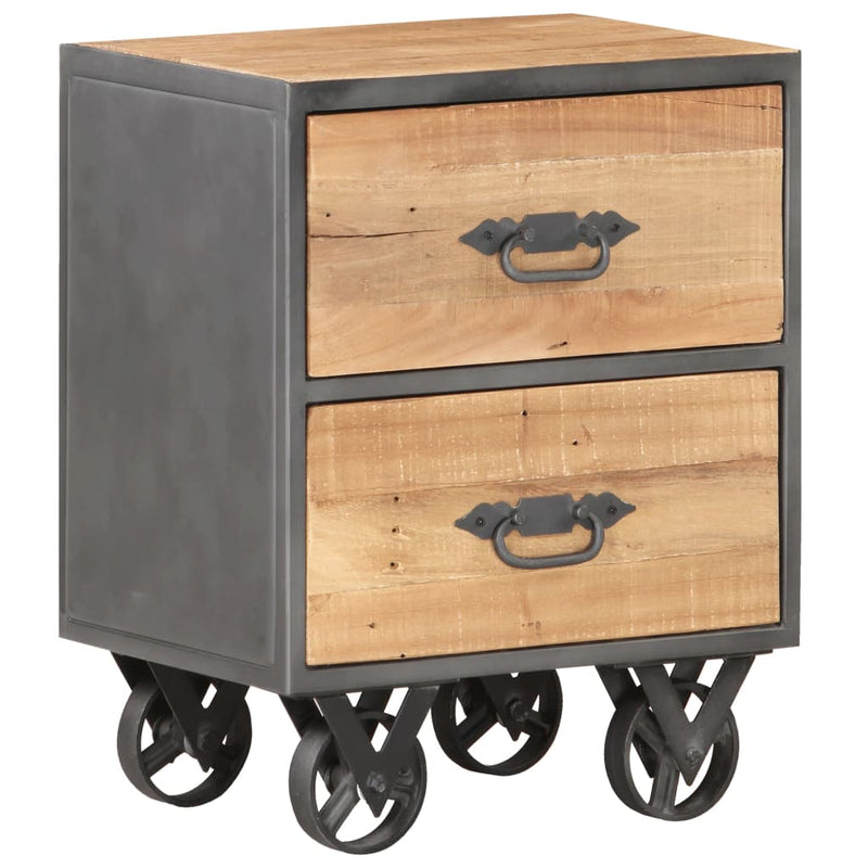 Dealsmate  Bedside Cabinet 40x30x51 cm Solid Reclaimed Wood
