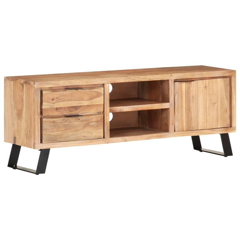 Dealsmate  TV Cabinet 120x30x42 cm Solid Acacia Wood with Live Edges