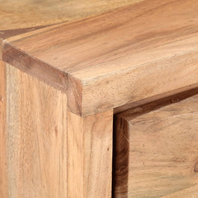 Dealsmate  Console Table 100x35x76 cm Solid Acacia Wood with Live Edges